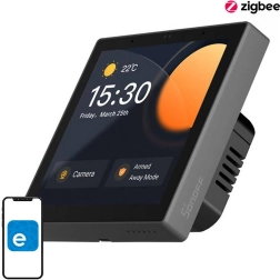 Pametna stenska plošča Sonoff NSPanel Pro za domačo avtomatizacijo – črna