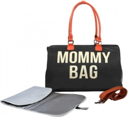 Torba za mamice Mommy Bag, črna s previjalno podlogo