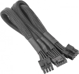 Adapter PCIe Gen5 napajalni kabel 2x 8‑pin na 12+4‑pin 12VHPWR, 600 mm