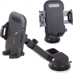 Nastavljiv avtomobilski nosilec za vetrobransko steklo za telefon in GPS