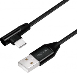 USB 2.0 kabel pod kotom USB-C 0.3m