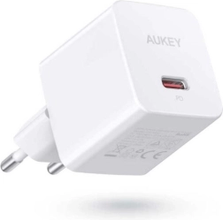 Aukey mini omrežni polnilec USB‑C 20 W s Power Delivery, bel