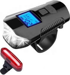 MalTrack kolesarski komplet luči Exonum 3000 4v1 sprednja + zadnja