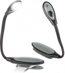 Fleksibilna LED lučka za branje s sponko