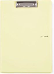 Dvojna deska A4 Pastelini rumena plastična podloga