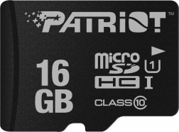 Pomnilniška kartica Patriot microSDHC 16GB LX Series