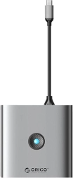 Adapter Orico 8v1 HDMI 4K, 3x USB-A 3.0, USB-C, 100W PD, SD/TF