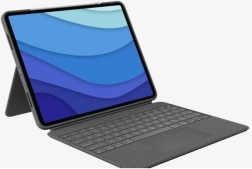 Tipkovnični ovitek Logitech Combo Touch za iPad Pro 12,9'' (5. generacija), siv, postavitev US