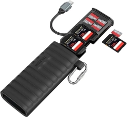 Večnamenski čitalnik kartic SD in TF Telesin