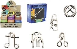 kovinska uganka mix v škatlici 5 × 5 cm