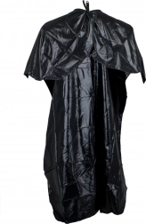 Univerzalni frizerski plašč za barvanje in striženje las črn