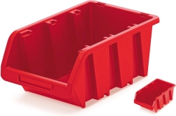 Plastična shranjevalna škatla TRUCK 155 × 100 × 70 mm rdeča