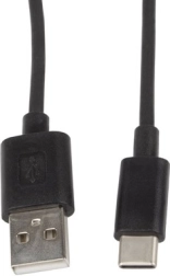 Kabel USB-C -> USB-A M/M 1,8 m USB 2.0 črn
