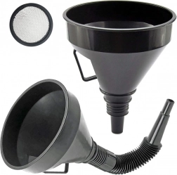 Velik lijak za gorivo iz plastike s cedilom