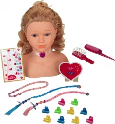 Glava za česanje z dodatki Princess Coralie