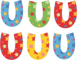 Bigjigs Toys Lesena zvezdasta črka U