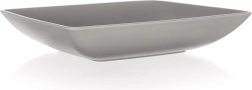 Deep square plate 17.5 × 17.5 cm made of plastic LATTE CULINARIA