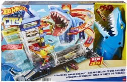 Hot Wheels City pristanišče – napad morskega psa igralni set