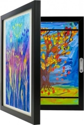 Umetniški okvir za otroške risbe A4 z prostorom za shranjevanje 150 del KRUZZEL