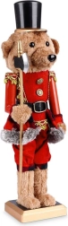 Christmas bear figurine 39 cm