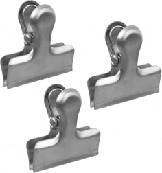 Sponke za vrečke za začimbe, nerjaveče jeklo, 3 kosi