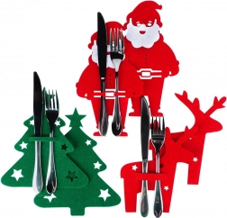 Božični filc etui za pribor, set 6 kos