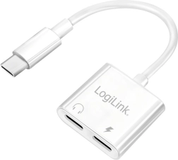 LogiLink USB‑C adapter s 60 W PD polnjenjem in avdio priključkom