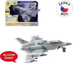 Reaktivno letalo na vztrajnik s svetlobo in zvokom