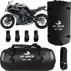 Vodotesna motoristična in kolesarska torba za čez ramo 40 l