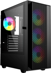 Računalniško ohišje midi tower Fornax 4000 ARGB črno