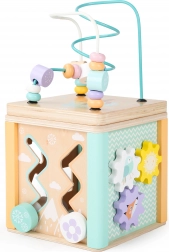 Lesena izobraževalna kocka Ecotoys