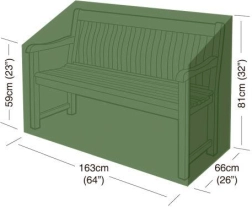 Zaščitna ponjava za vrtno klop 163 × 66 × 81 cm
