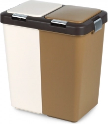Plastični ločevalni koš za odpadke 2×20 l