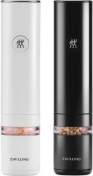 Komplet 2 električnih mlinčkov za začimbe ZWILLING Enfinigy, črn in bel