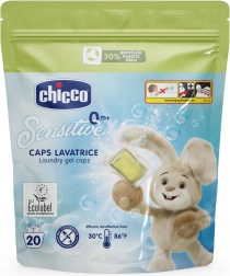 Chicco pralne kapsule Baby Sensitive za otroško perilo 20 kosov