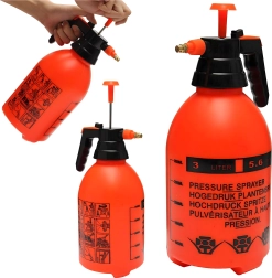 Ročni tlačni razpršilnik 3 l – oranžen za vrt in dom