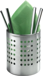 Nerjavno kapalo in stojalo za kuhinjski pribor, srebrno