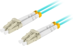 Dupleksni optični patchcord OM3 MM LC/UPC–LC/UPC 3 m (aqua) - 1 kos