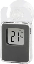 Okenski digitalni termometer In/Out sivi