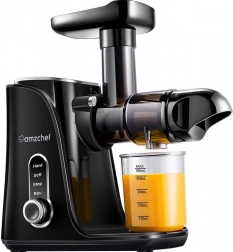 Počasni (masticirni) sokovnik črne barve AMZCHEF