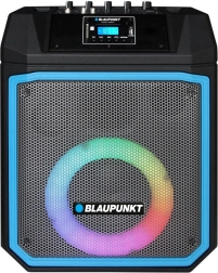 Prenosni zabavni zvočnik BLAUPUNKT MB06.2 z Bluetooth, FM, USB/SD, karaokami in LED