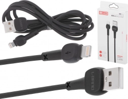 Kabel za hitro polnjenje USB-A Lightning črn 2A 100 cm