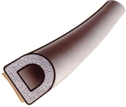 Tesnilo za okna EPDM D 9 × 8 mm, belo, 6 m