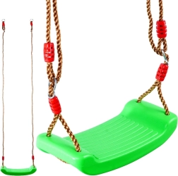Vrtno otroško gugalnico s sedežem 42 × 17 cm, zelena