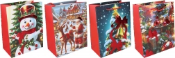 Darilna vrečka L 32 × 41,5 × 12 cm Božič