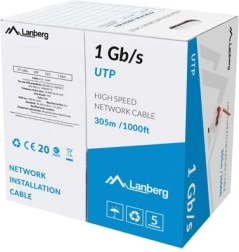 Lan kabel utp cca 305 m rdeč