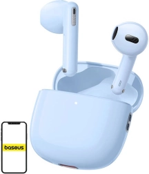 Brezžične slušalke TWS Baseus Bowie WX5 modra