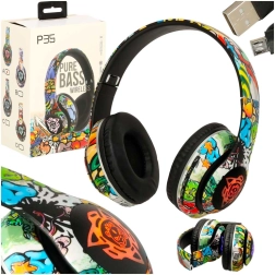 Brezžične naglavne slušalke z Bluetoothom in RGB osvetlitvijo