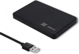 Zunanji trdi diskovni ohišje 2,5'' SATA3 USB 2.0 črno