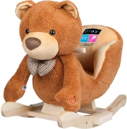 Gugalni plišasti medvedek s zvoki PlayTo, rjav